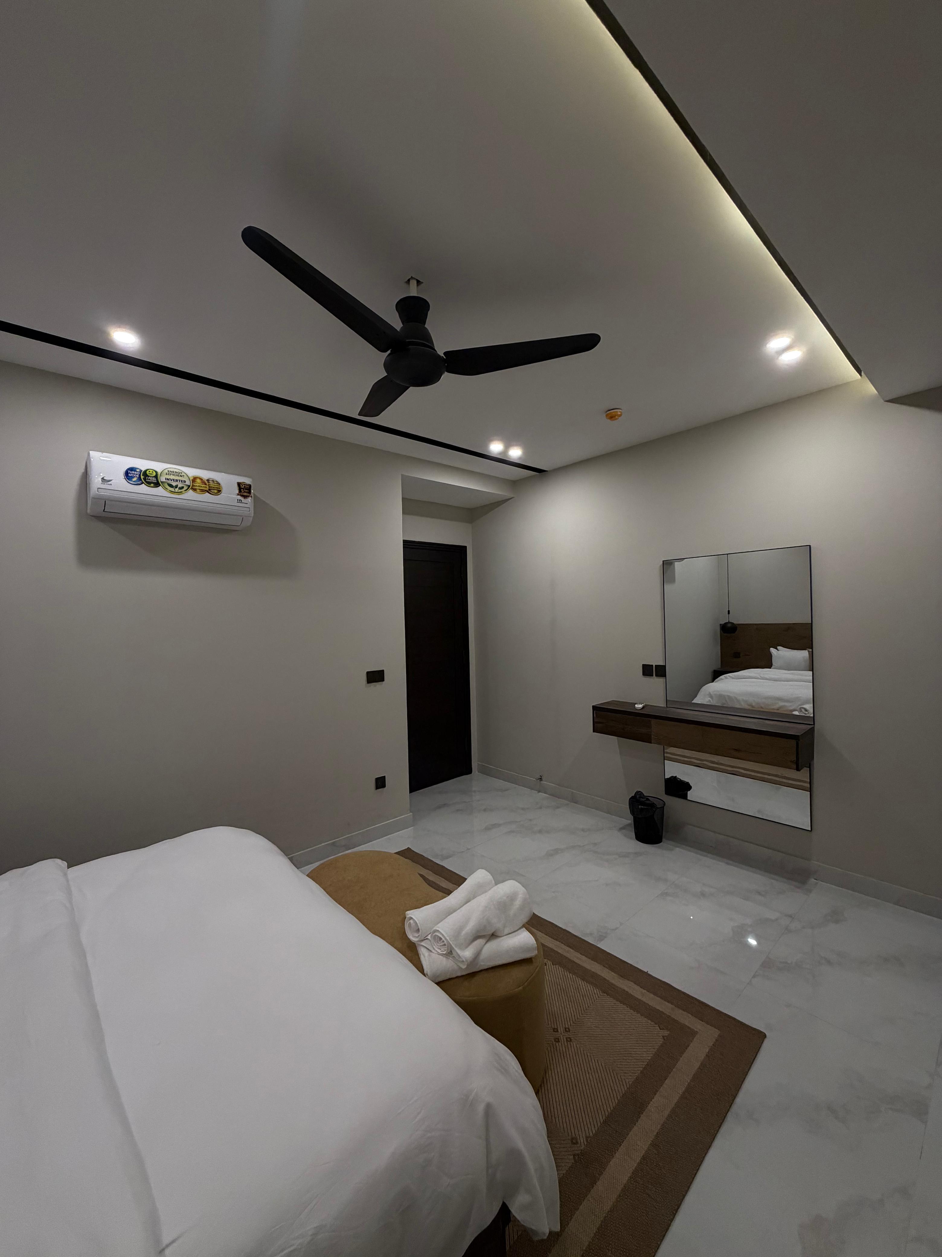 Luxurious master bedroom at Address 12