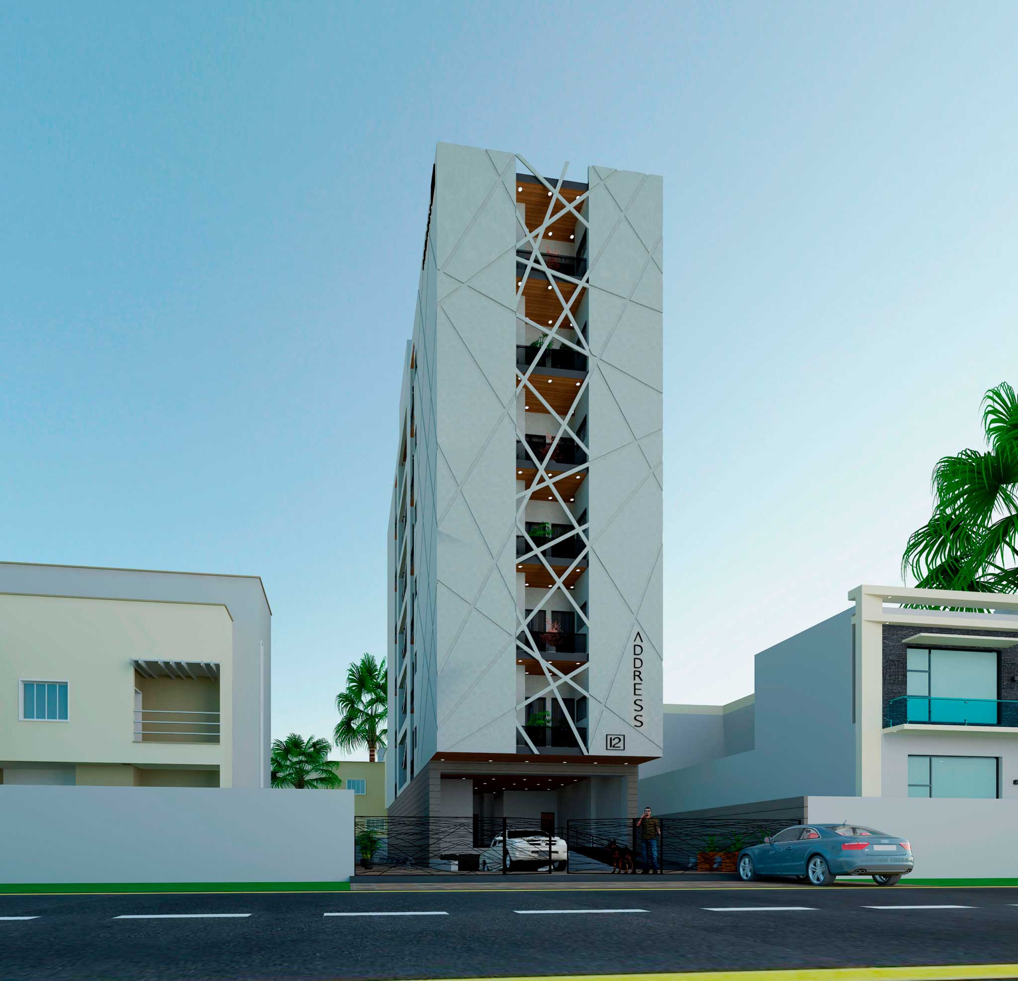 Boutique facade view