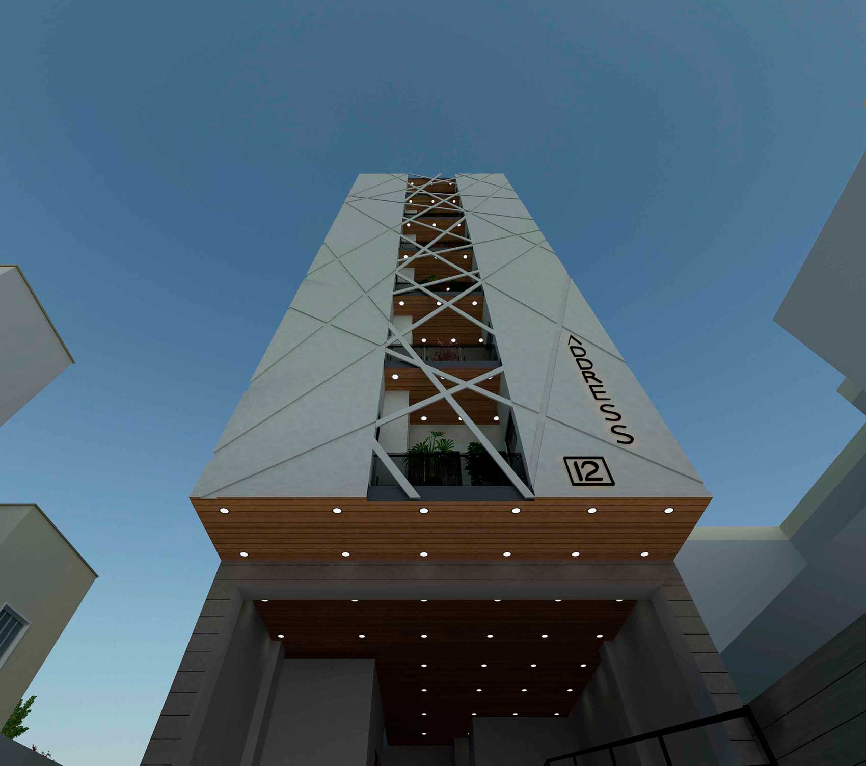 Address 12 exterior street profile